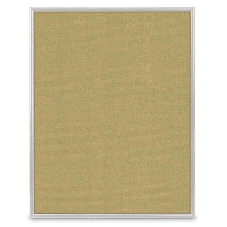 United Visual Products Corkboard, Fabric, Blk/Gry, 2 Door, 72 x 36" UV305-BLACK-MEDGRY